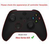 eXtremeRate Christmas Wrap Replacement Part Faceplate, Soft Touch Grip Housing Shell Case for Xbox Series S & Xbox Series X Controller Accessories - Controller NOT Included - FX3R019