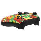 eXtremeRate Christmas Wrap Replacement Part Faceplate, Soft Touch Grip Housing Shell Case for Xbox Series S & Xbox Series X Controller Accessories - Controller NOT Included - FX3R019