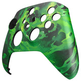 eXtremeRate Corrosion Magic Replacement Part Faceplate, Housing Shell Case for Xbox Series S & Xbox Series X Controller Accessories - Controller NOT Included - FX3T210