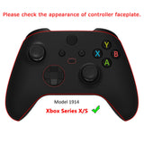 eXtremeRate Dark Hour Breaking Replacement Part Faceplate, Front Housing Shell Case for Xbox Series S & Xbox Series X Controller Accessories - Controller NOT Included - FX3R030