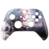 eXtremeRate Killing Clown Replacement Part Faceplate, Soft Touch Grip Housing Shell Case for Xbox Series S & Xbox Series X Controller Accessories - Controller NOT Included - FX3R015