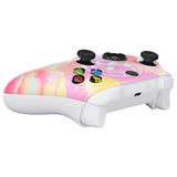 eXtremeRate Pinky Jellyfish Heaven Replacement Part Faceplate, Soft Touch Grip Housing Shell Case for Xbox Series S & Xbox Series X Controller Accessories - Controller NOT Included - FX3R025