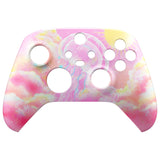 eXtremeRate Pinky Jellyfish Heaven Replacement Part Faceplate, Soft Touch Grip Housing Shell Case for Xbox Series S & Xbox Series X Controller Accessories - Controller NOT Included - FX3R025