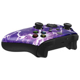 eXtremeRate Thunder Magic Replacement Part Faceplate, Housing Shell Case for Xbox Series S & Xbox Series X Controller Accessories - Controller NOT Included - FX3T208
