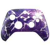eXtremeRate Thunder Magic Replacement Part Faceplate, Housing Shell Case for Xbox Series S & Xbox Series X Controller Accessories - Controller NOT Included - FX3T208