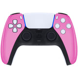 eXtremeRate Chrome Pink Glossy Replacement Front Housing Shell Compatible with ps5 Controller BDM-010/020/030/040/050 - MPFD4007