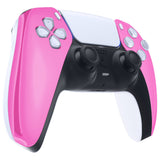 eXtremeRate Chrome Pink Glossy Replacement Front Housing Shell Compatible with ps5 Controller BDM-010/020/030/040/050 - MPFD4007