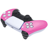 eXtremeRate Chrome Pink Glossy Replacement Front Housing Shell Compatible with ps5 Controller BDM-010/020/030/040/050 - MPFD4007