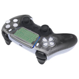 eXtremeRate Replacement Front Housing Shell with Touchpad Compatible with PS5 Controller BDM-010/020/030/040/050/060 - Clear Black - ZPFM5006G4