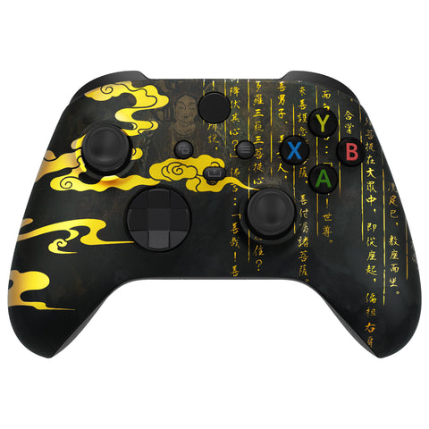 eXtremeRate Eastern Myth Replacement Part Faceplate, Housing Shell Case for Xbox Series S & Xbox Series X Controller Accessories - Controller NOT Included - FX3T200
