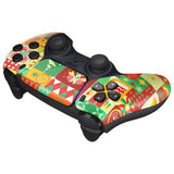 eXtremeRate Christmas Wrap Front Housing Shell Compatible with ps5 Controller BDM-010/020/030/040/050, DIY Replacement Shell Custom Touch Pad Cover Compatible with ps5 Controller - ZPFR017G3