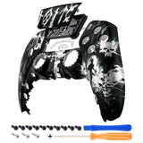 eXtremeRate Darkness Falls Front Housing Shell Compatible with ps5 Controller BDM-010/020/030/040, DIY Replacement Shell Custom Touch Pad Cover Compatible with ps5 Controller - ZPFR018G3
