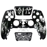 eXtremeRate Darkness Falls Front Housing Shell Compatible with ps5 Controller BDM-010/020/030/040, DIY Replacement Shell Custom Touch Pad Cover Compatible with ps5 Controller - ZPFR018G3