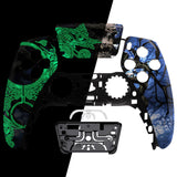 eXtremeRate Glow in Dark - The Awakening of the Earth Lord Touchpad Front Housing Shell Compatible with ps5 Controller BDM-010/020/030/040/050, DIY Replacement Shell Custom Touch Pad Cover Compatible with ps5 Controller - ZPFT1080G3