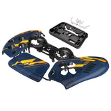 eXtremeRate Glow in Dark Mecha - Orange Touchpad Front Housing Shell Compatible with ps5 Controller BDM-010/020/030/040/050, DIY Replacement Shell Custom Touch Pad Cover Compatible with ps5 Controller - ZPFT1009G3