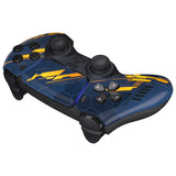eXtremeRate Glow in Dark Mecha - Orange Touchpad Front Housing Shell Compatible with ps5 Controller BDM-010/020/030/040/050, DIY Replacement Shell Custom Touch Pad Cover Compatible with ps5 Controller - ZPFT1009G3