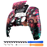 eXtremeRate Treasure of Abyss Front Housing Shell Compatible with ps5 Controller BDM-010/020/030/040/050, DIY Replacement Shell Custom Touch Pad Cover Compatible with ps5 Controller - ZPFR019G3