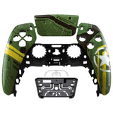 eXtremeRate Army Mecha Touchpad Front Housing Shell Compatible with ps5 Controller BDM-010/020/030/040/050, DIY Replacement Shell Custom Touch Pad Cover Compatible with ps5 Controller - ZPFT1053G3