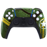 eXtremeRate Army Mecha Touchpad Front Housing Shell Compatible with ps5 Controller BDM-010/020/030/040/050, DIY Replacement Shell Custom Touch Pad Cover Compatible with ps5 Controller - ZPFT1053G3
