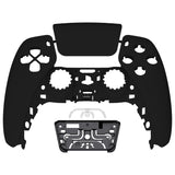eXtremeRate Black Touchpad Front Housing Shell Compatible with ps5 Controller BDM-010/020/030/040/050, DIY Replacement Shell Custom Touch Pad Cover Faceplate Compatible with ps5 Controller - ZPFP3009G3