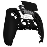eXtremeRate Black Touchpad Front Housing Shell Compatible with ps5 Controller BDM-010/020/030/040/050, DIY Replacement Shell Custom Touch Pad Cover Faceplate Compatible with ps5 Controller - ZPFP3009G3