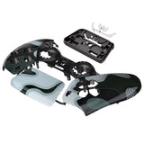 eXtremeRate Black White Camouflage Touchpad Front Housing Shell Compatible with ps5 Controller BDM-010/020/030/040/050, DIY Replacement Shell Custom Touch Pad Cover Compatible with ps5 Controller - ZPFT1049G3