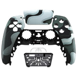 eXtremeRate Black White Camouflage Touchpad Front Housing Shell Compatible with ps5 Controller BDM-010/020/030/040/050, DIY Replacement Shell Custom Touch Pad Cover Compatible with ps5 Controller - ZPFT1049G3