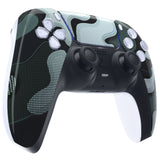eXtremeRate Black White Camouflage Touchpad Front Housing Shell Compatible with ps5 Controller BDM-010/020/030/040/050, DIY Replacement Shell Custom Touch Pad Cover Compatible with ps5 Controller - ZPFT1049G3