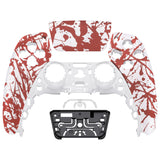 eXtremeRate Blood Patterned Touchpad Front Housing Shell Compatible with ps5 Controller BDM-010/020/030/040/050, DIY Replacement Shell Custom Touch Pad Cover Compatible with ps5 Controller - ZPFS2004G3