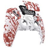 eXtremeRate Blood Patterned Touchpad Front Housing Shell Compatible with ps5 Controller BDM-010/020/030/040/050, DIY Replacement Shell Custom Touch Pad Cover Compatible with ps5 Controller - ZPFS2004G3