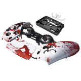 eXtremeRate Blood Zombie Touchpad Front Housing Shell Compatible with ps5 Controller BDM-010/020/030/040/050, DIY Replacement Shell Custom Touch Pad Cover Compatible with ps5 Controller - ZPFT1052G3