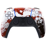 eXtremeRate Blood Zombie Touchpad Front Housing Shell Compatible with ps5 Controller BDM-010/020/030/040/050, DIY Replacement Shell Custom Touch Pad Cover Compatible with ps5 Controller - ZPFT1052G3