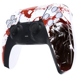 eXtremeRate Blood Zombie Touchpad Front Housing Shell Compatible with ps5 Controller BDM-010/020/030/040/050, DIY Replacement Shell Custom Touch Pad Cover Compatible with ps5 Controller - ZPFT1052G3