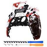 eXtremeRate Blood Zombie Touchpad Front Housing Shell Compatible with ps5 Controller BDM-010/020/030/040/050, DIY Replacement Shell Custom Touch Pad Cover Compatible with ps5 Controller - ZPFT1052G3