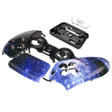 eXtremeRate Blue Universe Touchpad Front Housing Shell Compatible with ps5 Controller BDM-010/020/030/040/050, DIY Replacement Shell Custom Touch Pad Cover Compatible with ps5 Controller - ZPFT1047G3
