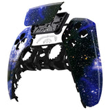 eXtremeRate Blue Universe Touchpad Front Housing Shell Compatible with ps5 Controller BDM-010/020/030/040/050, DIY Replacement Shell Custom Touch Pad Cover Compatible with ps5 Controller - ZPFT1047G3