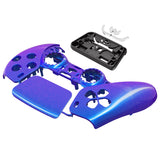 eXtremeRate Chameleon Purple Blue Touchpad Front Housing Shell Compatible with ps5 Controller BDM-010/020/030/040/050, DIY Replacement Shell Custom Touch Pad Cover Compatible with ps5 Controller - ZPFP3001G3