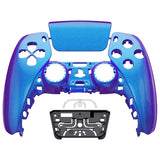 eXtremeRate Chameleon Purple Blue Touchpad Front Housing Shell Compatible with ps5 Controller BDM-010/020/030/040/050, DIY Replacement Shell Custom Touch Pad Cover Compatible with ps5 Controller - ZPFP3001G3