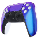 eXtremeRate Chameleon Purple Blue Touchpad Front Housing Shell Compatible with ps5 Controller BDM-010/020/030/040/050, DIY Replacement Shell Custom Touch Pad Cover Compatible with ps5 Controller - ZPFP3001G3