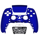eXtremeRate Chrome Blue Touchpad Front Housing Shell Compatible with ps5 Controller BDM-010/020/030/040/050, DIY Replacement Shell Custom Touch Pad Cover Compatible with ps5 Controller - ZPFD4004G3