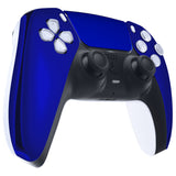 eXtremeRate Chrome Blue Touchpad Front Housing Shell Compatible with ps5 Controller BDM-010/020/030/040/050, DIY Replacement Shell Custom Touch Pad Cover Compatible with ps5 Controller - ZPFD4004G3