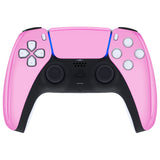 eXtremeRate Chrome Pink Touchpad Front Housing Shell Compatible with ps5 Controller BDM-010/020/030/040/050, DIY Replacement Shell Custom Touch Pad Cover Compatible with ps5 Controller - ZPFD4007G3