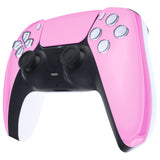 eXtremeRate Chrome Pink Touchpad Front Housing Shell Compatible with ps5 Controller BDM-010/020/030/040/050, DIY Replacement Shell Custom Touch Pad Cover Compatible with ps5 Controller - ZPFD4007G3