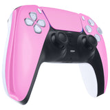 eXtremeRate Chrome Pink Touchpad Front Housing Shell Compatible with ps5 Controller BDM-010/020/030/040/050, DIY Replacement Shell Custom Touch Pad Cover Compatible with ps5 Controller - ZPFD4007G3