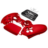 eXtremeRate Chrome Red Touchpad Front Housing Shell Compatible with ps5 Controller BDM-010/020/030/040/050, DIY Replacement Shell Custom Touch Pad Cover Compatible with ps5 Controller - ZPFD4003G3