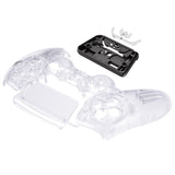 eXtremeRate Clear Touchpad Front Housing Shell Compatible with ps5 Controller BDM-010/020/030/040/050, DIY Replacement Shell Custom Touch Pad Cover Compatible with ps5 Controller - ZPFM5001G3