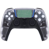 eXtremeRate Clear Touchpad Front Housing Shell Compatible with ps5 Controller BDM-010/020/030/040/050, DIY Replacement Shell Custom Touch Pad Cover Compatible with ps5 Controller - ZPFM5001G3