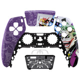 eXtremeRate Clown Cards Touchpad Front Housing Shell Compatible with ps5 Controller BDM-010/020/030/040/050, DIY Replacement Shell Custom Touch Pad Cover Compatible with ps5 Controller - ZPFT1012G3