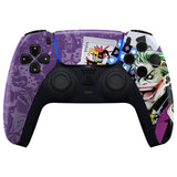 eXtremeRate Clown Cards Touchpad Front Housing Shell Compatible with ps5 Controller BDM-010/020/030/040/050, DIY Replacement Shell Custom Touch Pad Cover Compatible with ps5 Controller - ZPFT1012G3