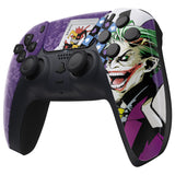 eXtremeRate Clown Cards Touchpad Front Housing Shell Compatible with ps5 Controller BDM-010/020/030/040/050, DIY Replacement Shell Custom Touch Pad Cover Compatible with ps5 Controller - ZPFT1012G3